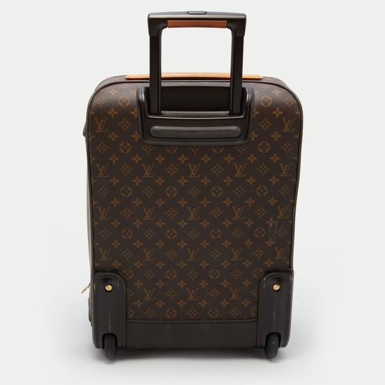 Pre Owned Louis Vuitton Monogram Canvas Business Pegase Legere 55 Luggage