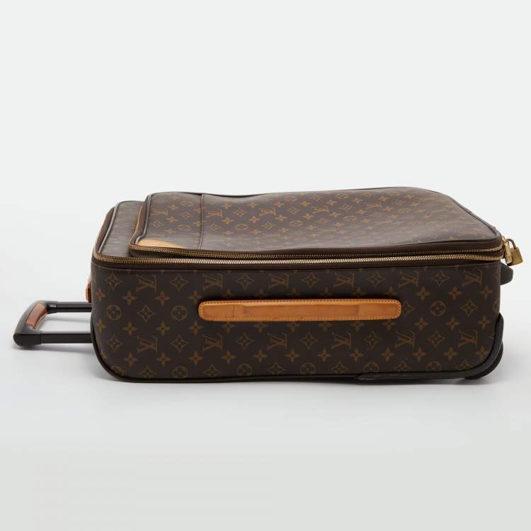 Pre Owned Louis Vuitton Monogram Canvas Business Pegase Legere 55 Luggage
