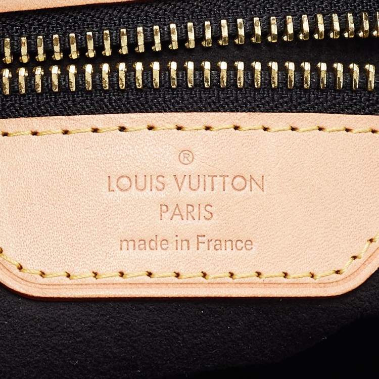 Pre Owned Louis Vuitton Black Monogram Denim Daily PM Bag