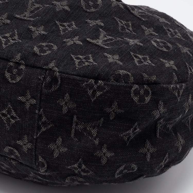 Pre Owned Louis Vuitton Black Monogram Denim Daily PM Bag