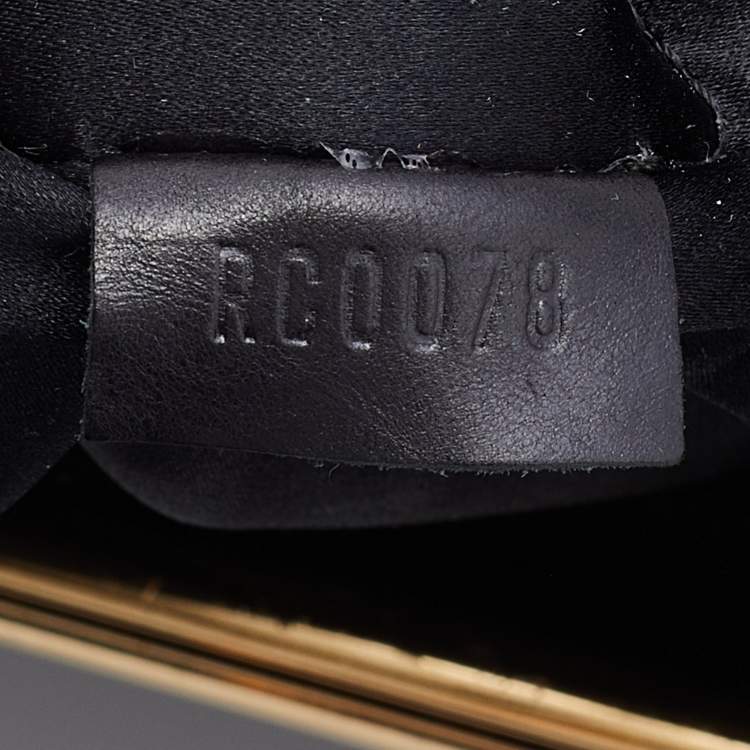 Pre Owned Louis Vuitton Black Monogram Suede and Patent Leather Limited Edition Motard Afterdark Bag