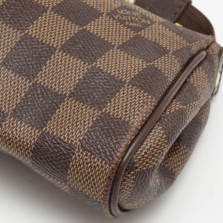Pre Owned Louis Vuitton Damier Ebene Canvas Eva Pochette