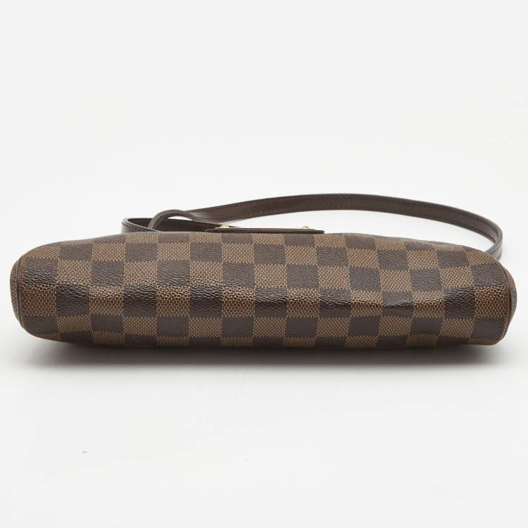 Pre Owned Louis Vuitton Damier Ebene Canvas Eva Pochette