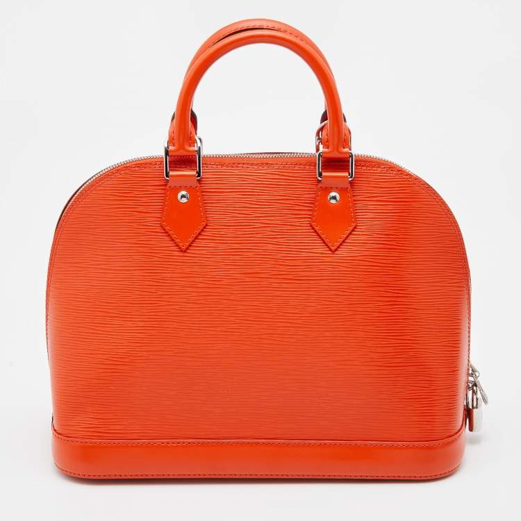 Pre Owned Louis Vuitton Piment Epi Leather Alma PM Bag