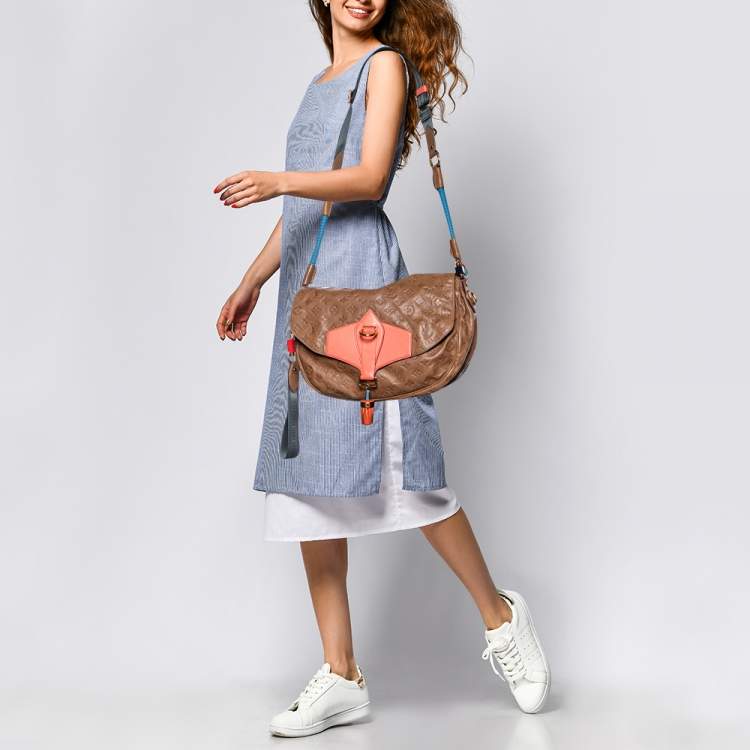 Louis Vuitton Underground Bum Bag Monogram Empreinte Leather Brown 1085741