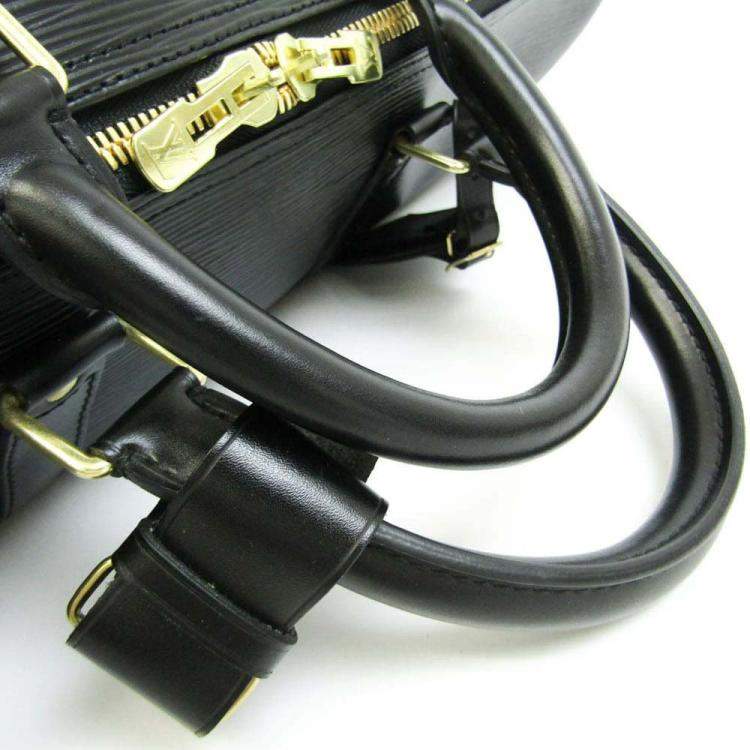 Pre Owned Louis Vuitton Black Epi Leather Keepall 50 Duffel Bag