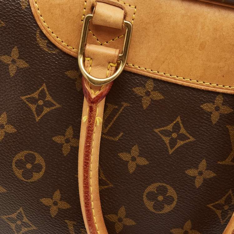 Pre Owned Louis Vuitton Monogram Canvas Deauville Bag