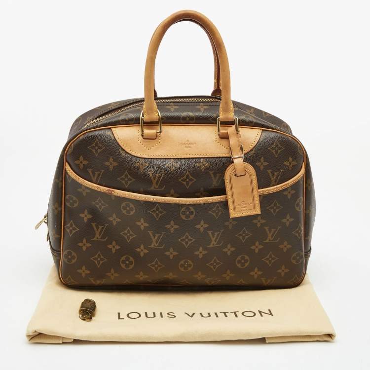 Pre Owned Louis Vuitton Monogram Canvas Deauville Bag