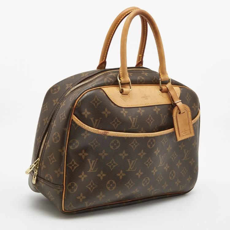Pre Owned Louis Vuitton Monogram Canvas Deauville Bag