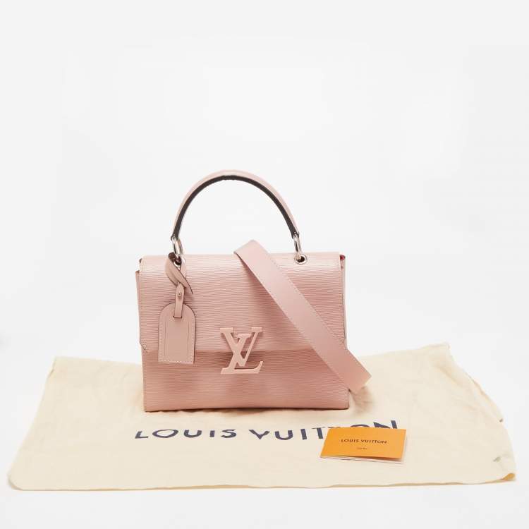 Pre Owned Louis Vuitton Rose Ballerine Epi Leather Grenelle PM Bag