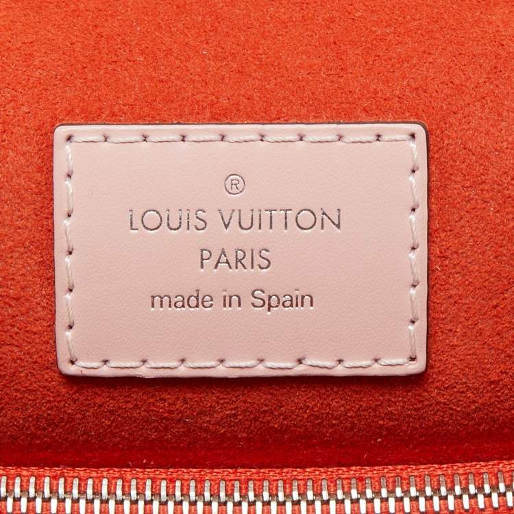 Pre Owned Louis Vuitton Rose Ballerine Epi Leather Grenelle PM Bag