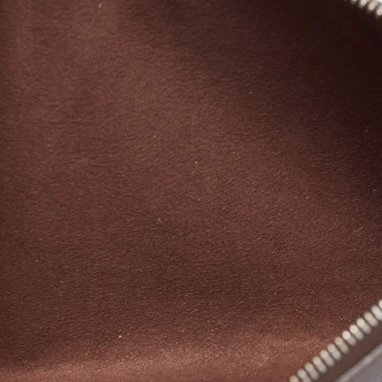 Pre Owned Louis Vuitton Moka Epi Leather Pochette Accessories