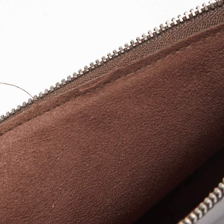 Pre Owned Louis Vuitton Moka Epi Leather Pochette Accessories