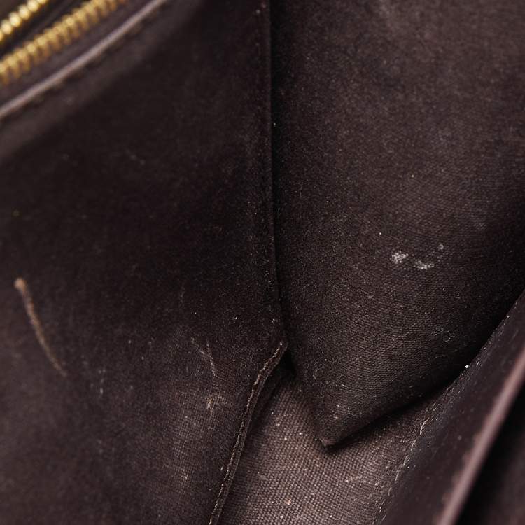 Pre Owned Louis Vuitton Amarante Vernis Chain Louise GM Bag