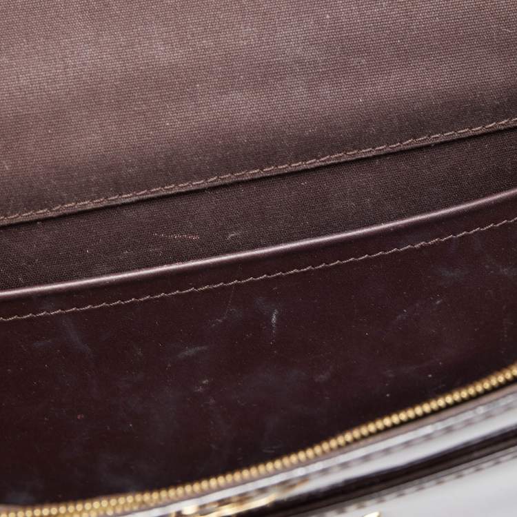 Pre Owned Louis Vuitton Amarante Vernis Chain Louise GM Bag