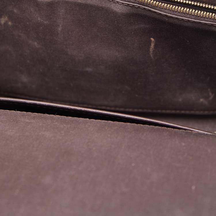 Pre Owned Louis Vuitton Amarante Vernis Chain Louise GM Bag