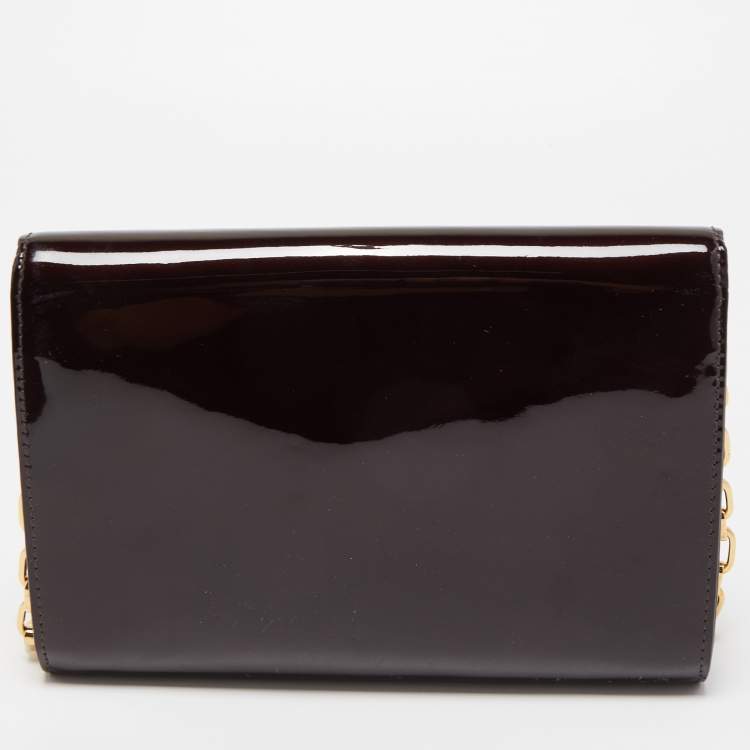 Pre Owned Louis Vuitton Amarante Vernis Chain Louise GM Bag