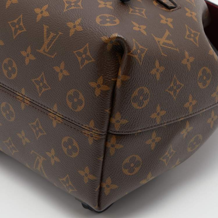 Pre Owned Louis Vuitton Black Monogram Canvas Montsouris PM Backpack 