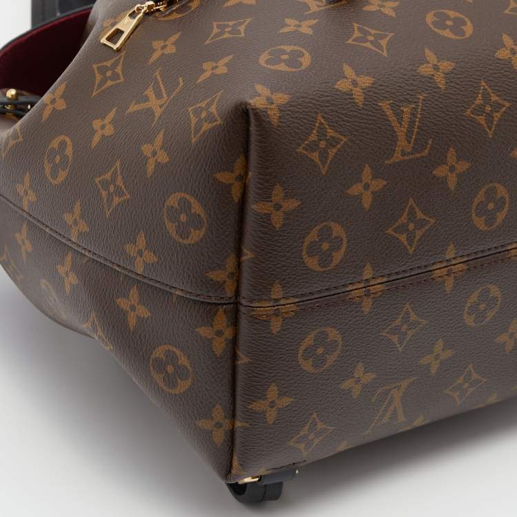 Pre Owned Louis Vuitton Black Monogram Canvas Montsouris PM Backpack 