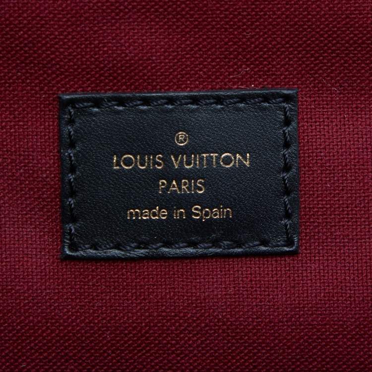 Pre Owned Louis Vuitton Black Monogram Canvas Montsouris PM Backpack 