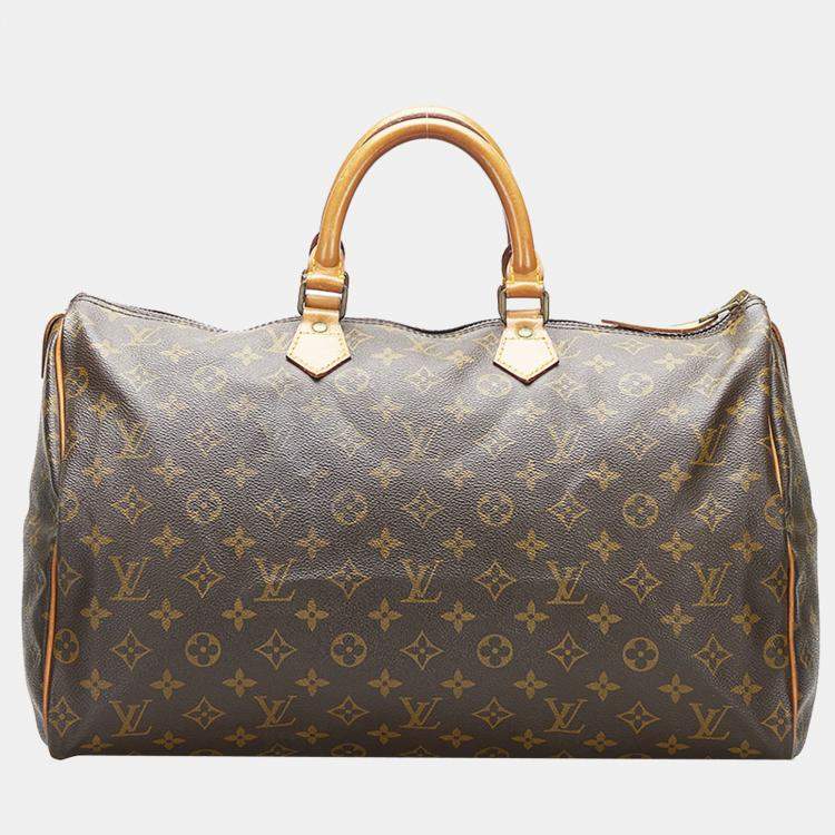 Louis Vuitton Brown Canvas Monogram Speedy 40 bag Louis Vuitton | TLC