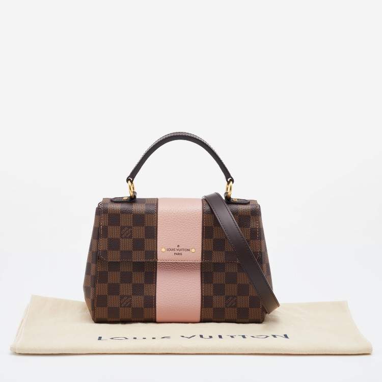Pre Owned Louis Vuitton Magnolia Damier Ebene Canvas Bond Street BB Bag