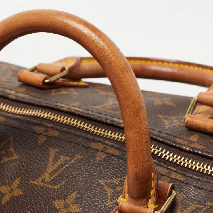 Pre Owned Louis Vuitton Monogram Canvas Speedy 40 Bag