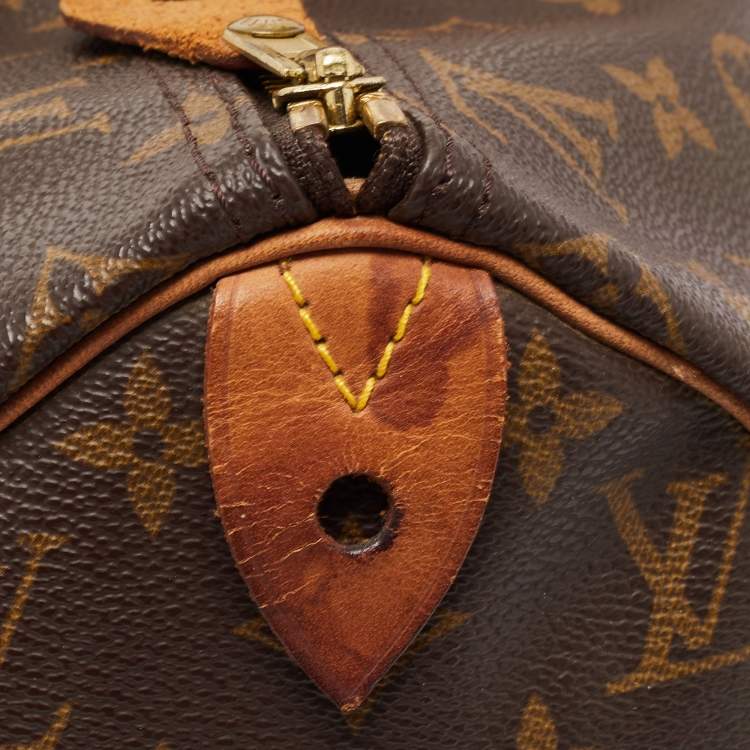 Pre Owned Louis Vuitton Monogram Canvas Speedy 40 Bag