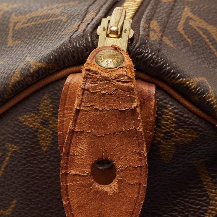 Pre Owned Louis Vuitton Monogram Canvas Speedy 40 Bag