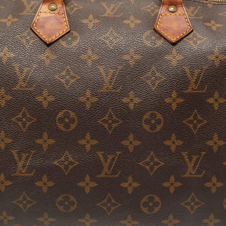 Pre Owned Louis Vuitton Monogram Canvas Speedy 40 Bag