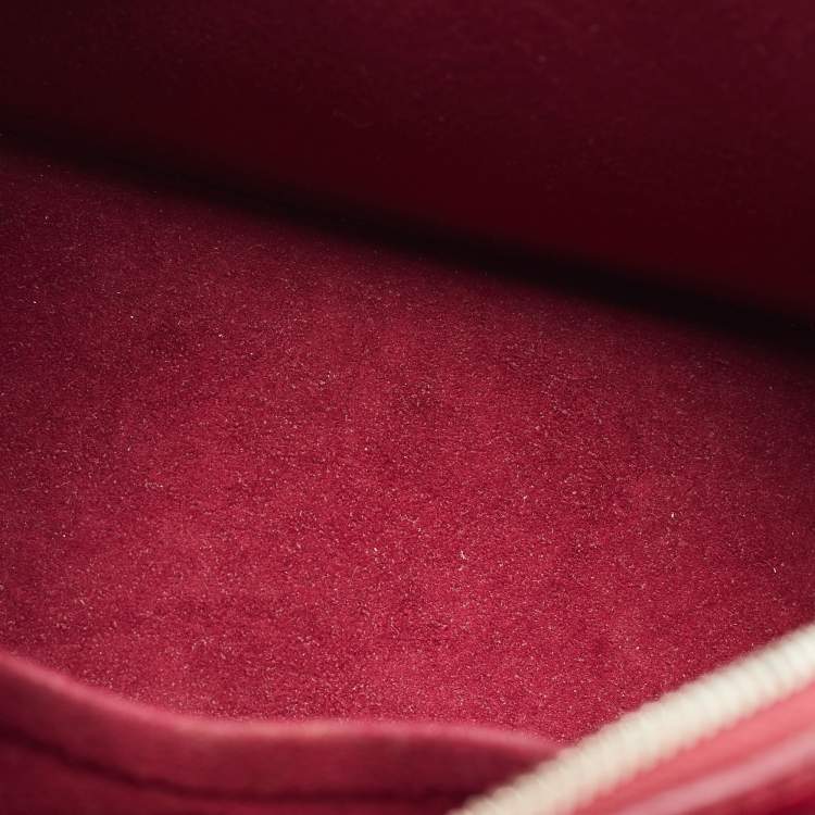 Pre Owned Louis Vuitton Fuchsia Epi Leather Alma BB Bag