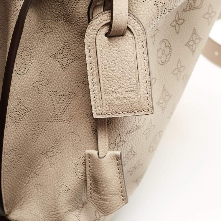 Pre Owned Louis Vuitton Opal Monogram Mahina Leather Muria Bag