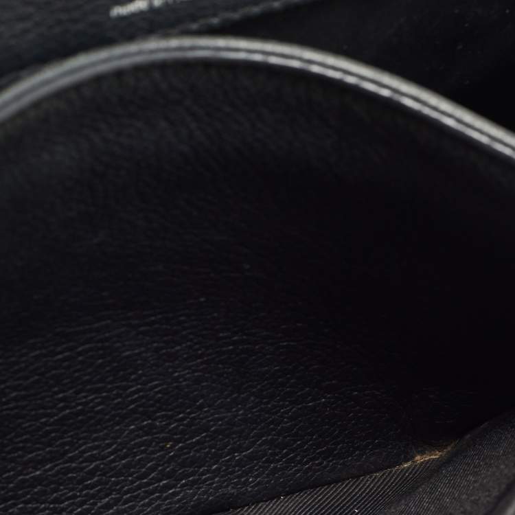 Pre Owned Louis Vuitton Black Leather Lockme II Bag