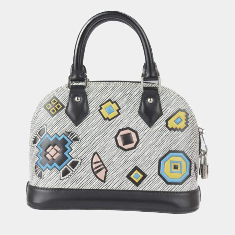 Pre Owned Louis Vuitton Multicolor Epi Leather Azteque Alma BB Top Handle Bag