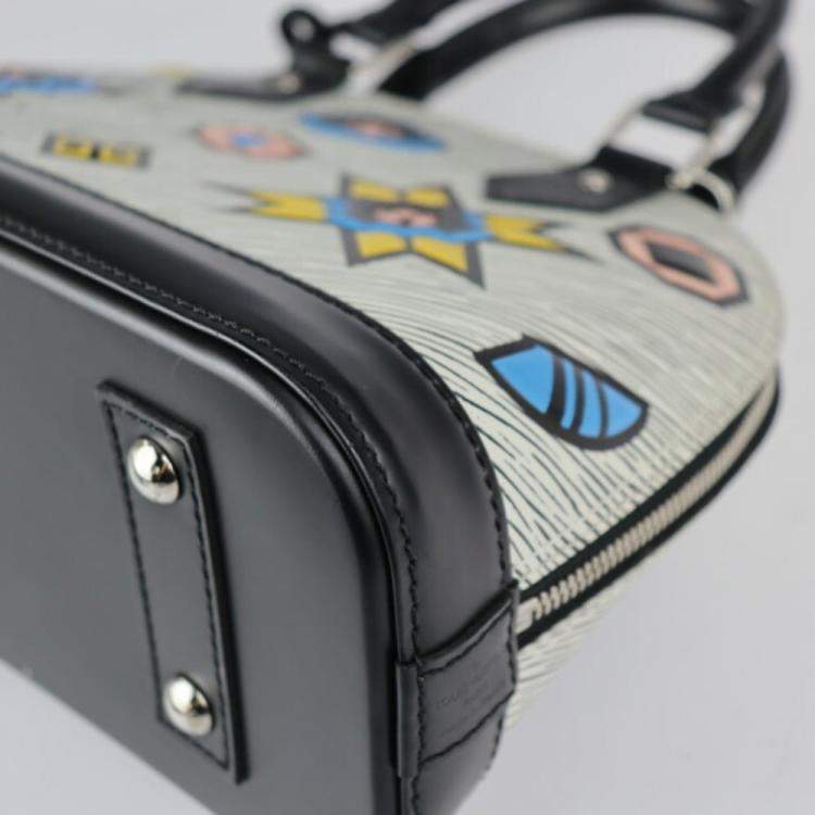 Pre Owned Louis Vuitton Multicolor Epi Leather Azteque Alma BB Top Handle Bag