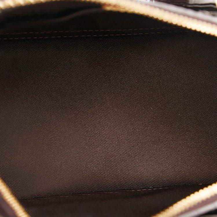 مملوكة مسبقًا Louis Vuitton Purple monogram Vernis Leather Alma BB Top Handle Bag