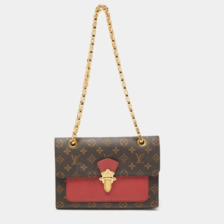 Louis Vuitton, Bags, Authentic Louis Vuitton Victoire Cherry Red