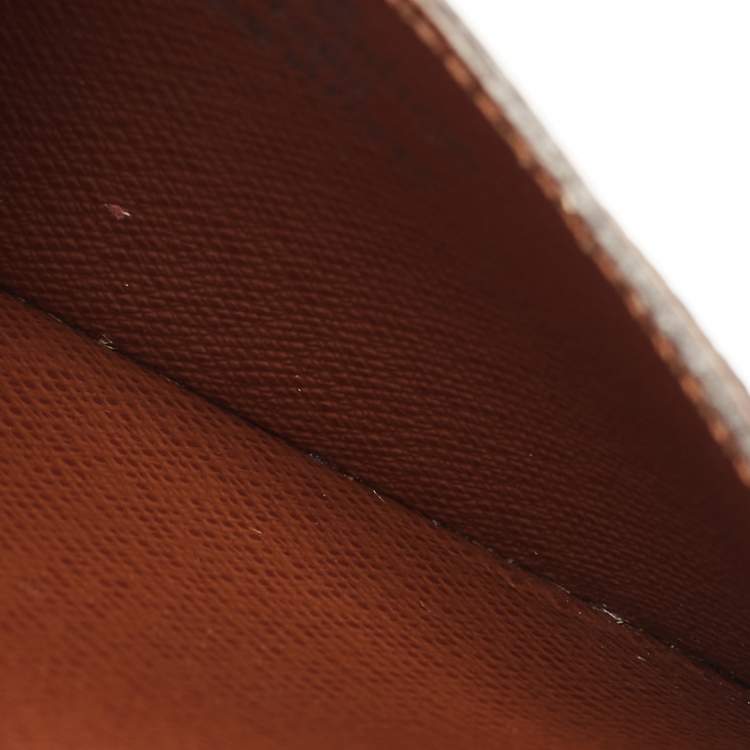 Pre Owned Louis Vuitton Armagnac Monogram Canvas Card Holder