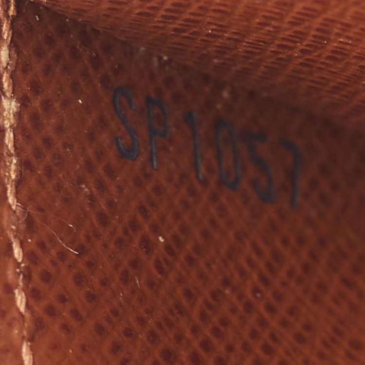 Pre Owned Louis Vuitton Armagnac Monogram Canvas Card Holder