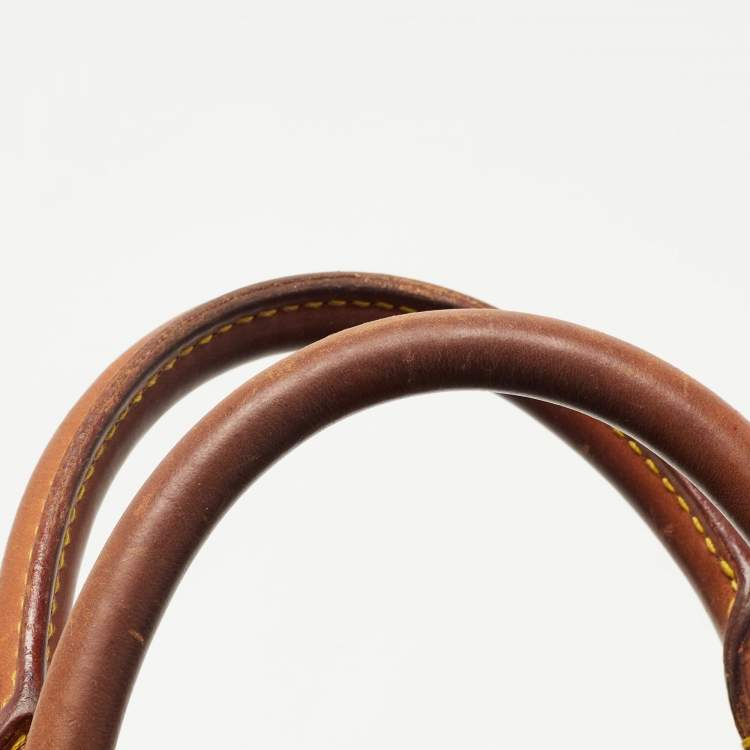 Pre Owned Louis Vuitton Brown Monogram Canvas Speedy 30 Top Handle Bag