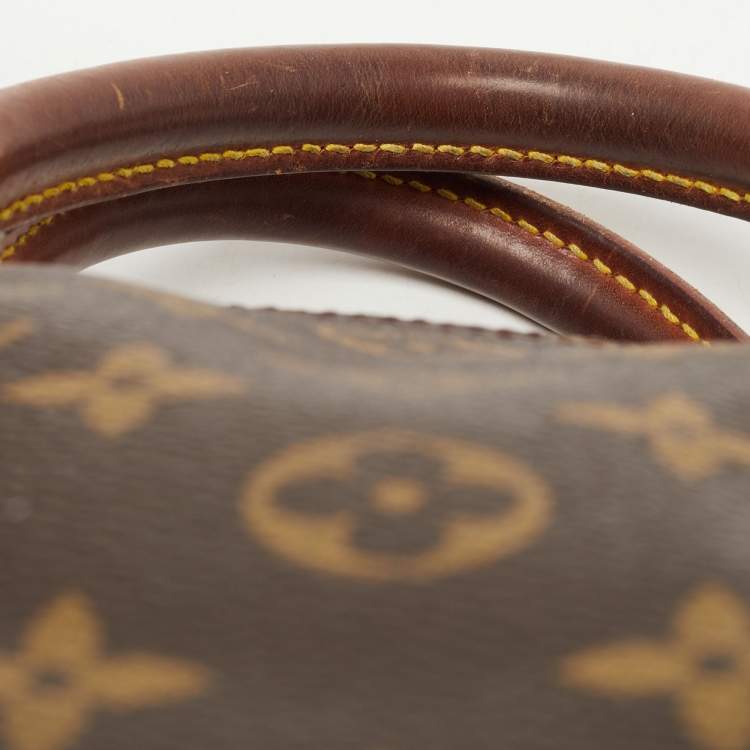 Pre Owned Louis Vuitton Brown Monogram Canvas Speedy 30 Top Handle Bag