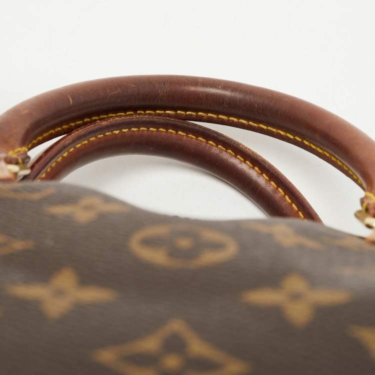 Pre Owned Louis Vuitton Brown Monogram Canvas Speedy 30 Top Handle Bag