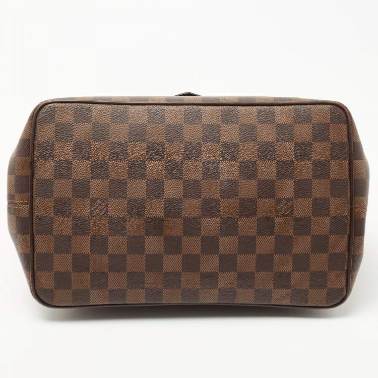 Pre Owned Louis Vuitton Damier Ebene Canvas Bergamo MM Bag