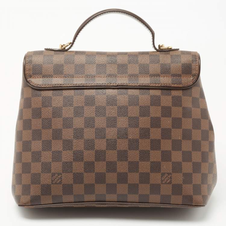 Pre Owned Louis Vuitton Damier Ebene Canvas Bergamo MM Bag