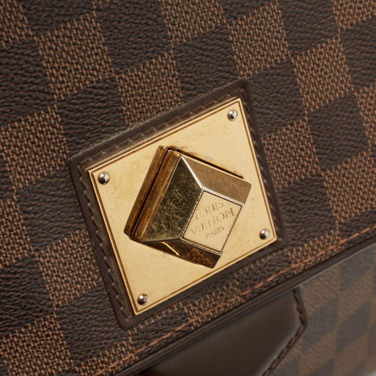 Pre Owned Louis Vuitton Damier Ebene Canvas Bergamo MM Bag