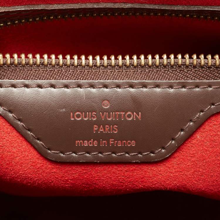 Pre Owned Louis Vuitton Damier Ebene Canvas Bergamo MM Bag