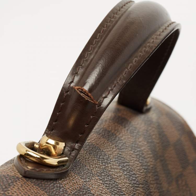Pre Owned Louis Vuitton Damier Ebene Canvas Bergamo MM Bag