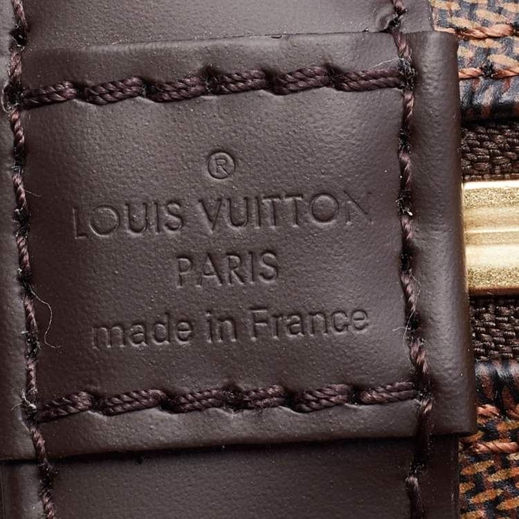 Pre Owned Louis Vuitton Damier Ebene Canvas Alma BB Bag