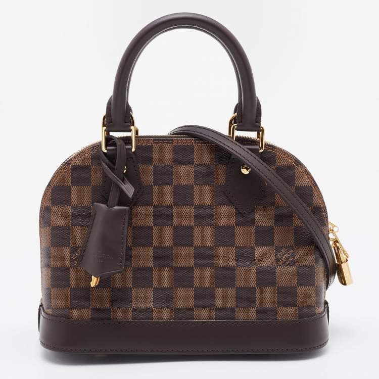 Pre Owned Louis Vuitton Damier Ebene Canvas Alma BB Bag