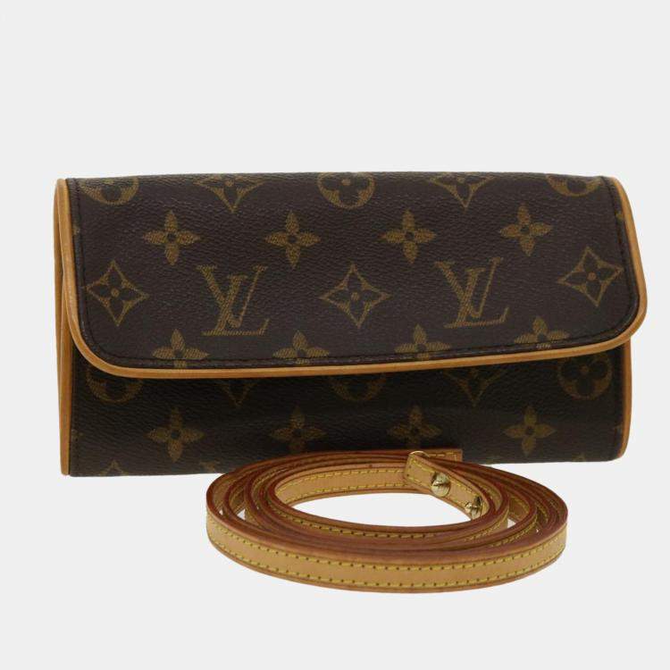 AUTH Louis Vuitton Monogram Florentine Small Belt Bag with Dustbag